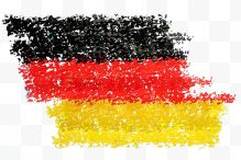 德国国旗主题颜料
