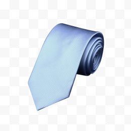 蓝色绸缎领带