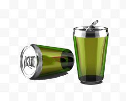 绿色易拉罐