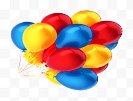 彩色创意气球节日