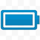 电池蓝色电脑桌面网页图标