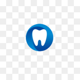 牙齿蓝色标志