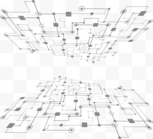 科技网格背景
