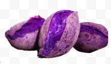 烤好的紫薯