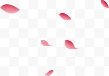 漂浮粉色花瓣桃花瓣
