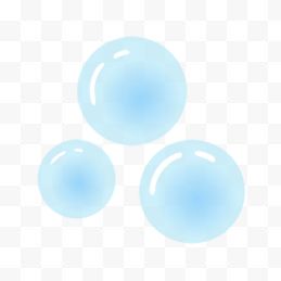 气泡蓝色气泡泡泡装饰