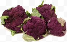 四个紫色花菜